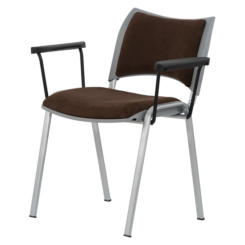 Scaun ISO SMART cu brate, tapițat - imagine 2