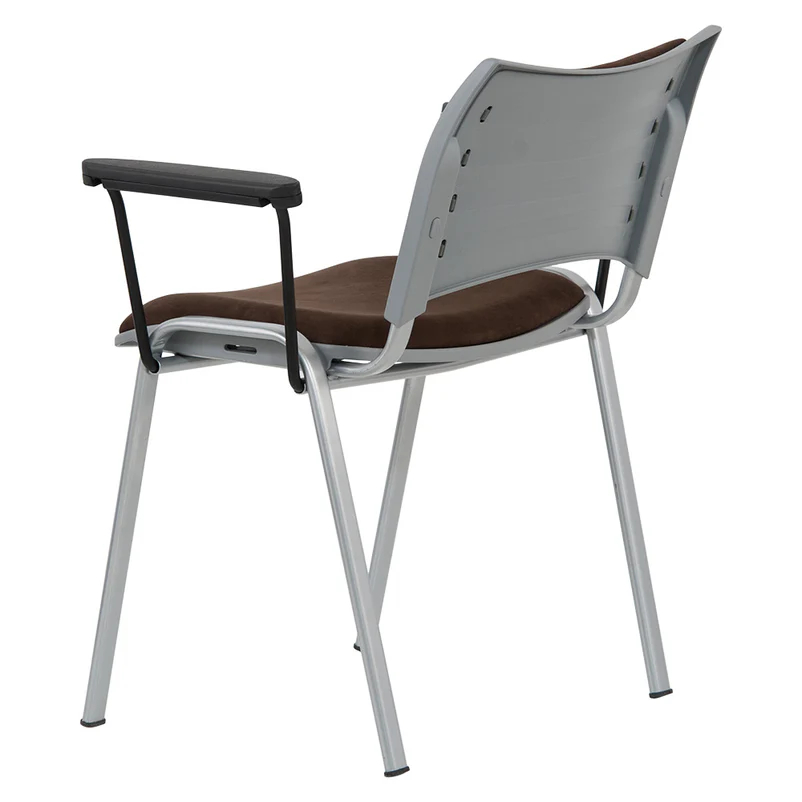 Scaun ISO SMART cu brate, tapițat - imagine 4