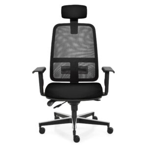 Scaun BLAZE Negru cu tetieră